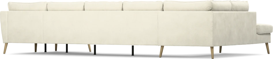 County - 4-sits soffa med divan vänster och schäslong höger - Vit