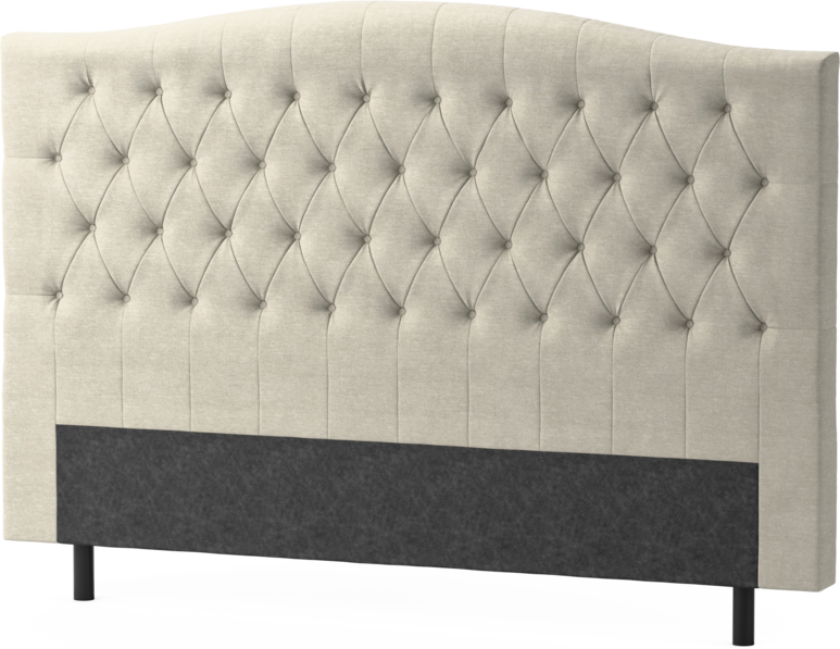 Delux Välvd - Sänggavel, 90-210 cm - Beige