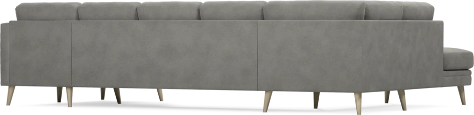 Eden - 3-sits soffa med divan vänster och schäslong höger - Grå
