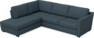 Friday - 2,5-sits soffa med divan vänster - Blå