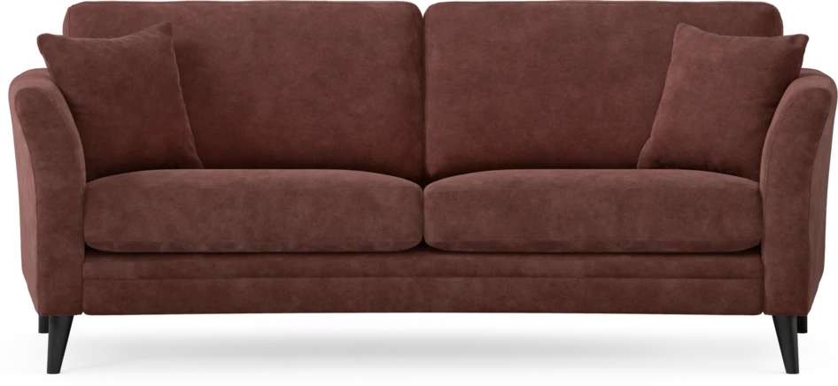 Eden - 2,5-sits soffa svängd - Röd