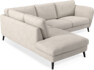 Madison Lux - 2-sits soffa med divan vänster - Vit
