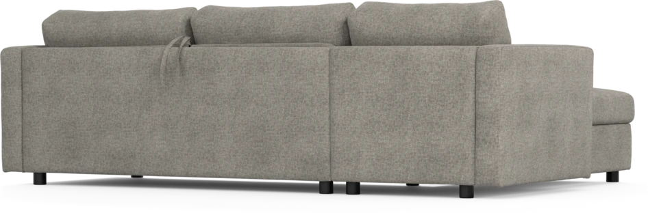 Lindö - Bäddsoffa 2,5-sits med schäslong, vändbar - Grå