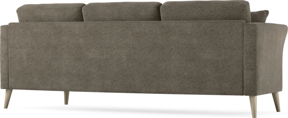 Eden - 3-sits soffa svängd - Brun