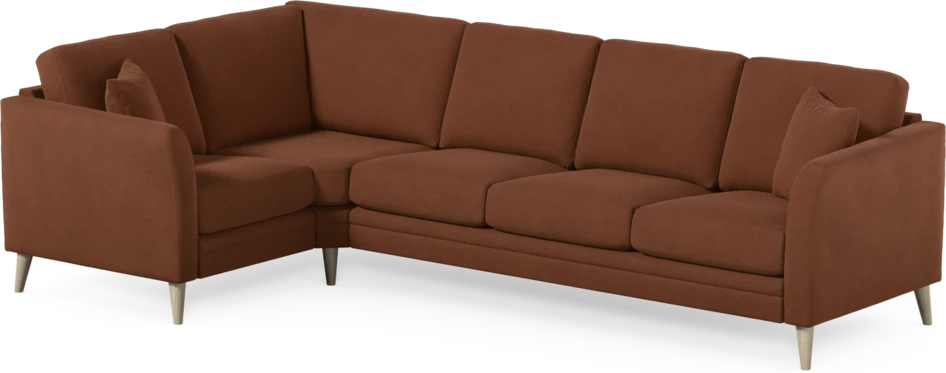 Eden - Hörnsoffa, 1+3-sits - Orange