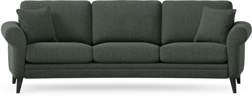 Eden - 3-sits soffa svängd - Grön