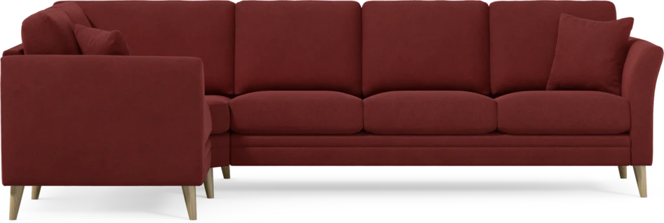 Eden - Hörnsoffa, 1+3-sits - Röd