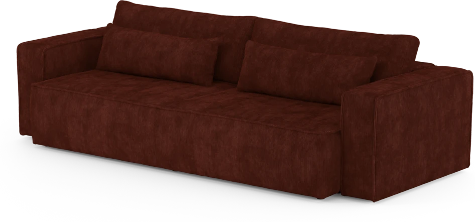 Ide - Bäddsoffa 4-sits - Röd