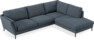 Madison Lux - 3-sits soffa med divan höger - Vit