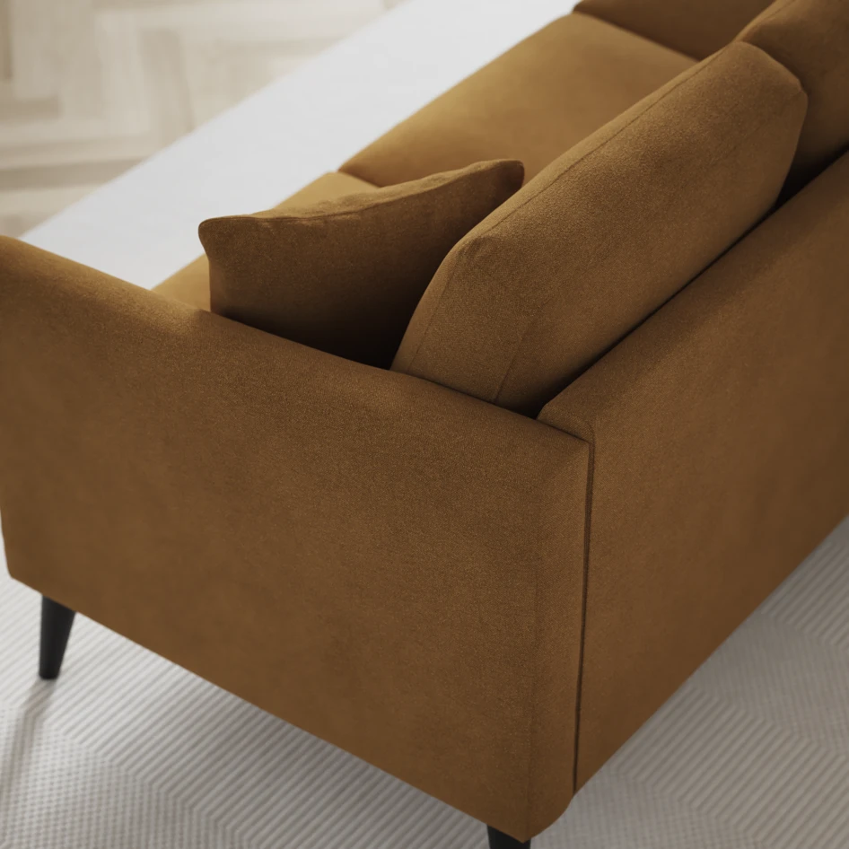 Eden - 2,5-sits soffa - Gul