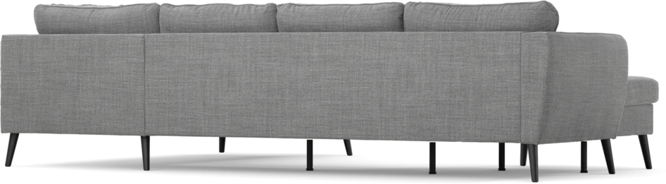 County - 3-sits soffa med schäslong vänster och divan höger - Grå