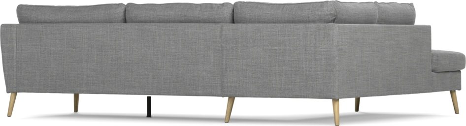 County - 2,5-sits soffa med divan vänster - Grå