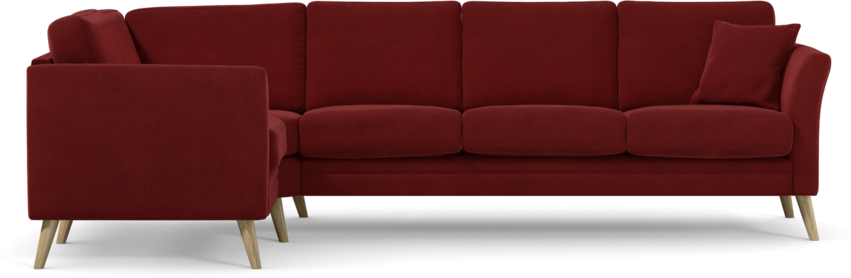 Eden - Hörnsoffa 1+3 - Röd