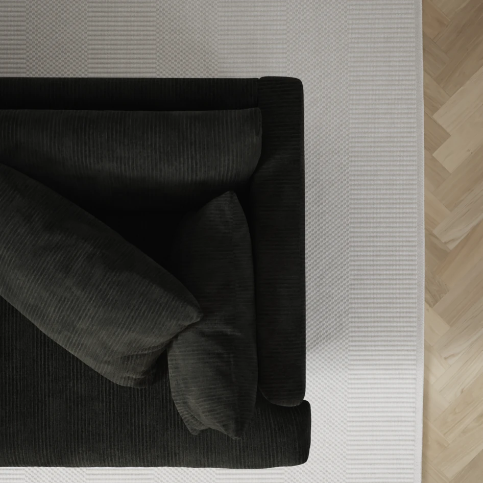 Harper - 3-sits soffa med divan höger - Grå