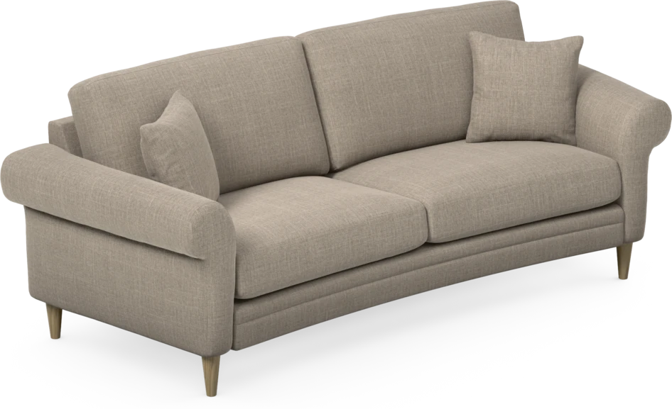 Eden - 2,5-sits soffa svängd - Beige