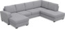 Friday - 3-sits soffa med schäslong vänster och divan höger - Grå