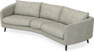 Madison - 3-sits soffa svängd, 90 cm - Beige
