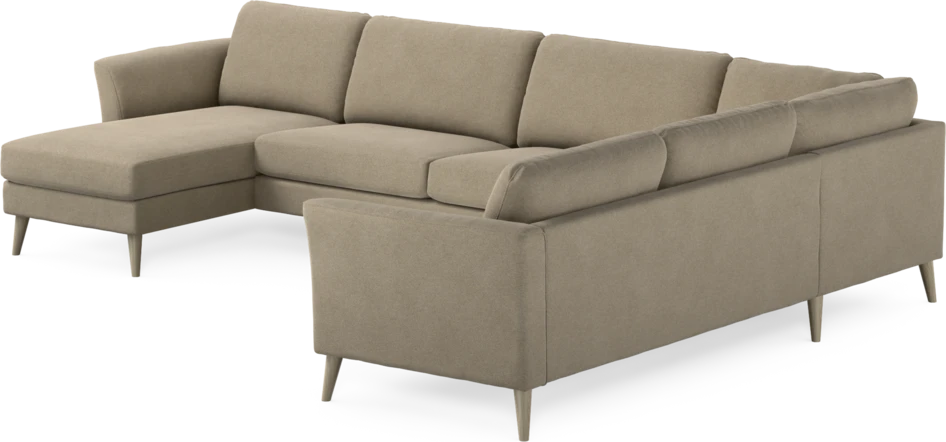 Bridge - Hörnsoffa, 3+2-sits med schäslong vänster - Beige