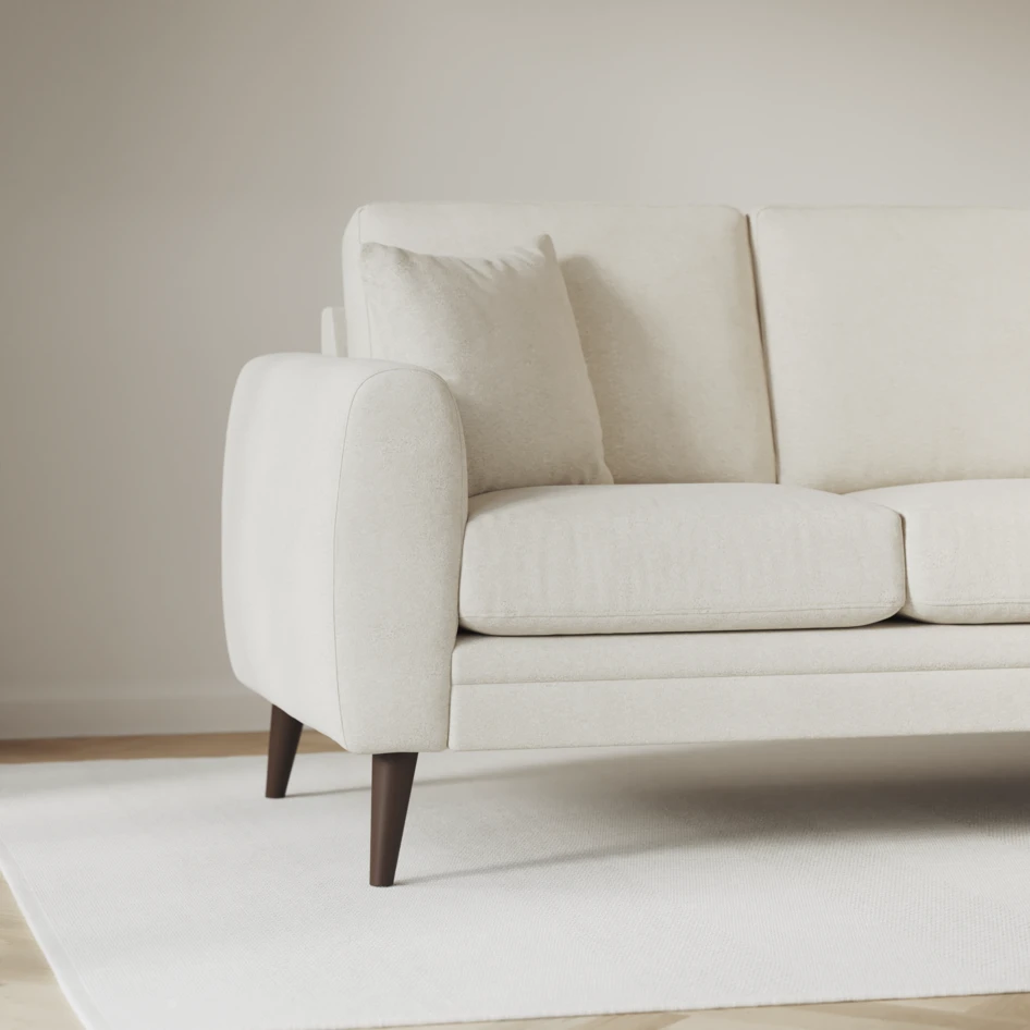 Eden - 3-sits soffa - Vit