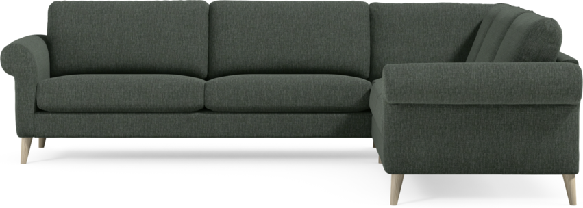 Bridge - Hörnsoffa, 3+2-sits - Grön