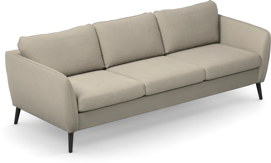 County - 3-sits soffa - Grå