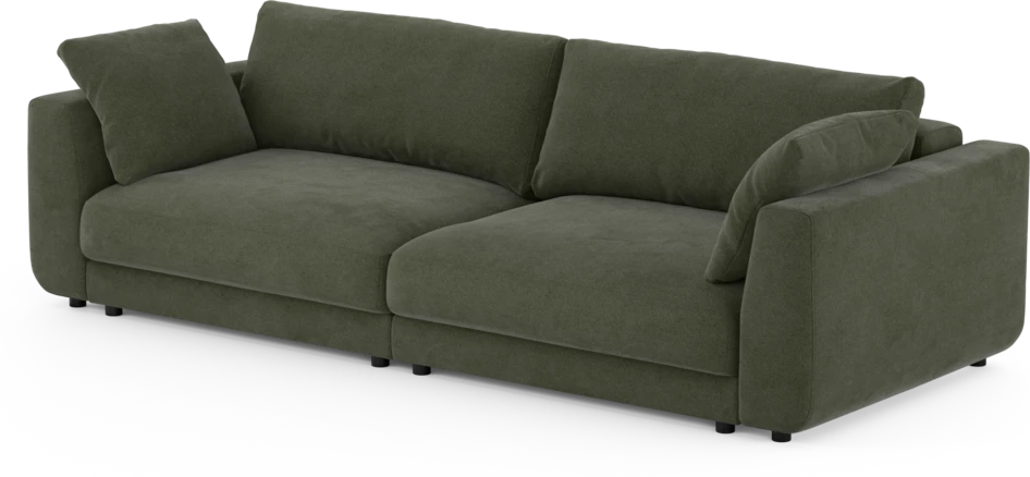 Amie - Bäddsoffa 4-sits - Grön