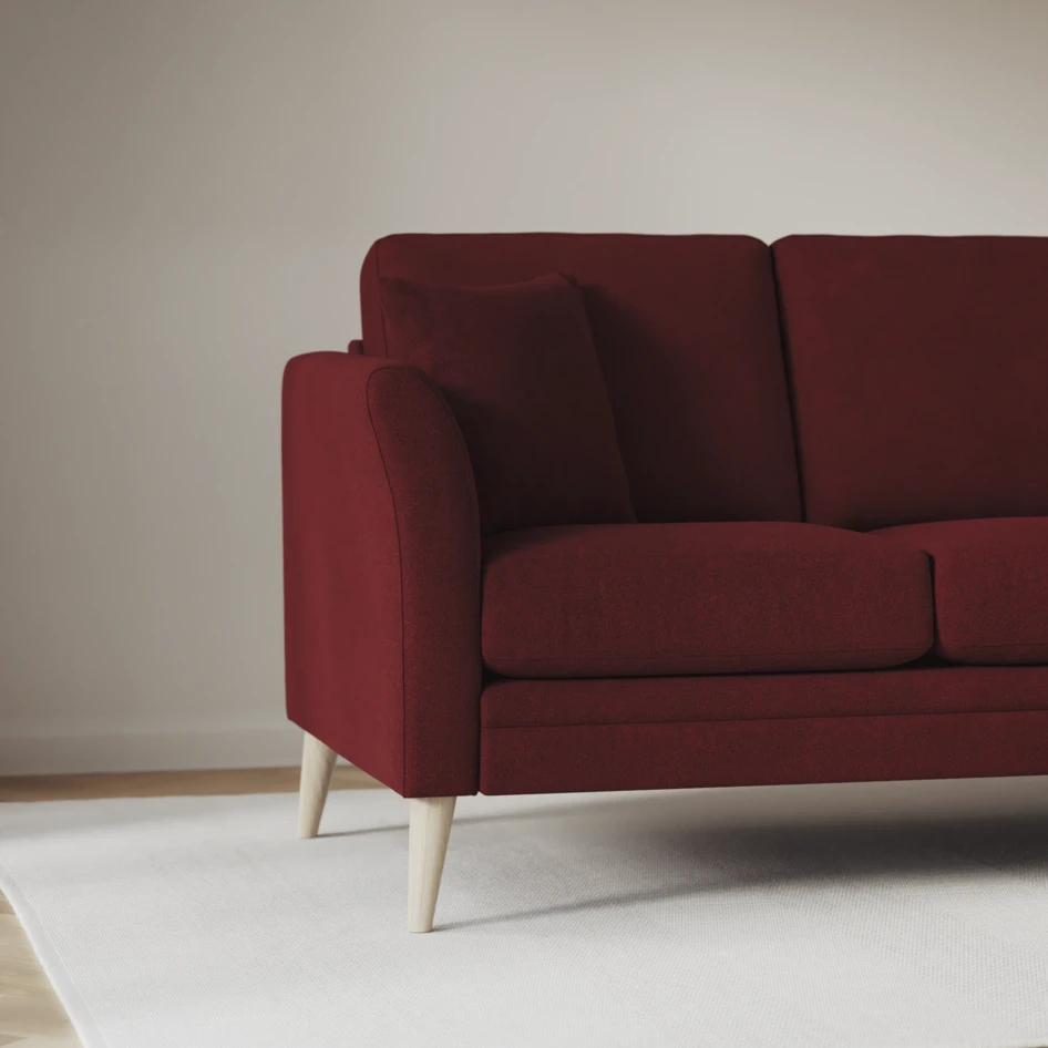 Eden - 2,5-sits soffa - Röd