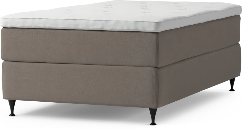 Delux Exclusive - Kontinentalsäng, enkelsäng 120 cm med bäddmadrass och sängben