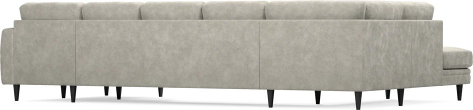 Eden - 3-sits soffa med divan vänster och schäslong höger - Grå