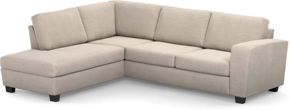 Friday - 2,5-sits soffa med divan vänster - Beige