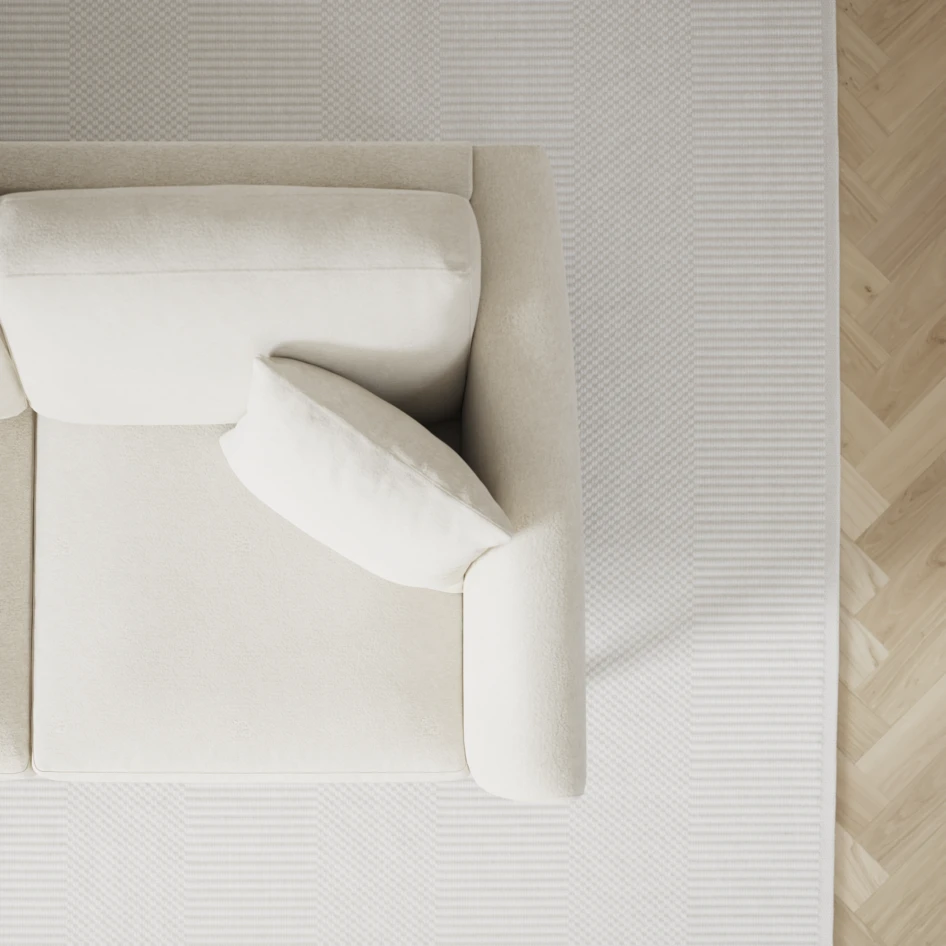 Eden - 2,5-sits soffa - Vit