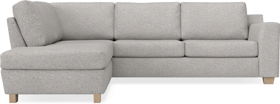 Friday - 2,5-sits soffa med divan vänster - Vit