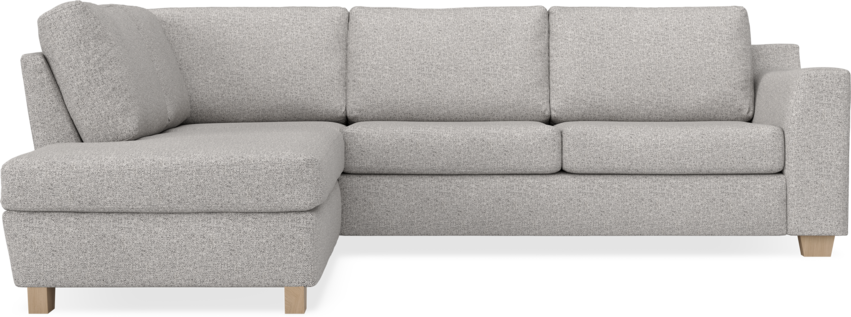 Friday - 2,5-sits soffa med divan vänster - Vit