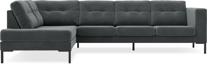 Rio - 3-sits soffa med divan vänster - Grå
