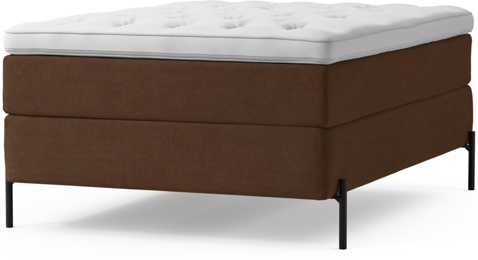 Delux Exclusive - Kontinentalsäng, enkelsäng 140 cm med bäddmadrass och sängben