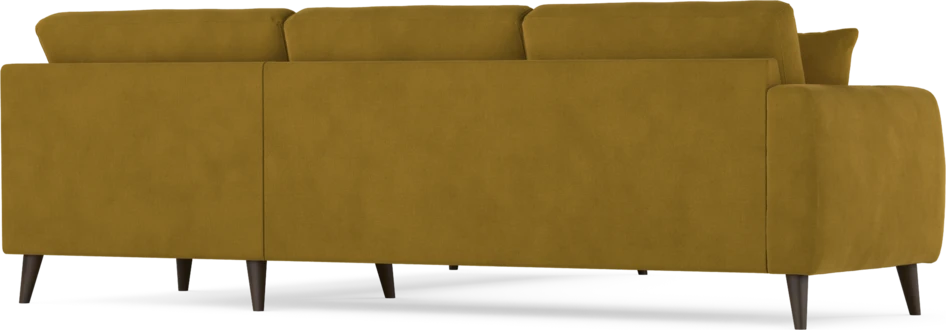 Eden - Hörnsoffa, 2,5+2,5-sits - Gul