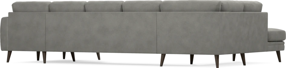 Eden - 3-sits soffa med divan vänster och schäslong höger - Grå