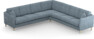 Eden - Hörnsoffa 3+3 - Blå