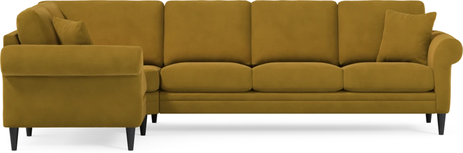 Eden - Hörnsoffa, 1+3-sits - Gul
