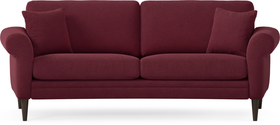 Eden - 2,5-sits soffa svängd - Röd