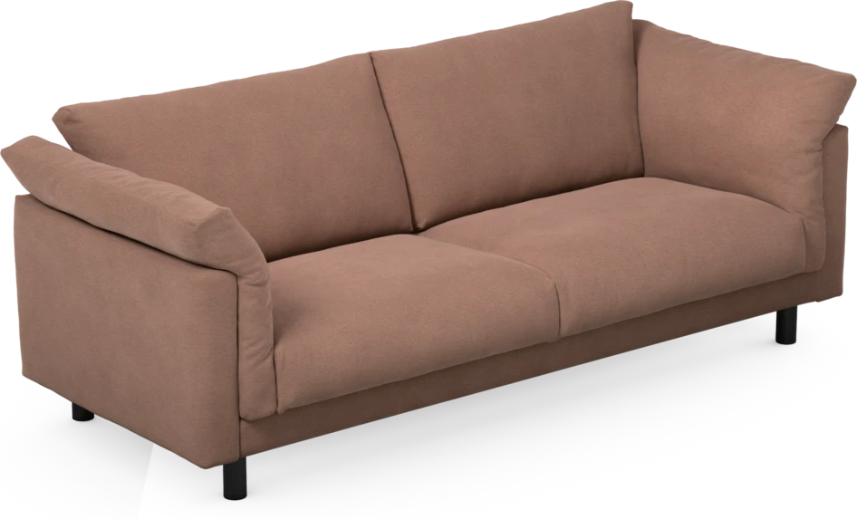 Cherrie - 3-sits soffa, fast klädsel - Rosa