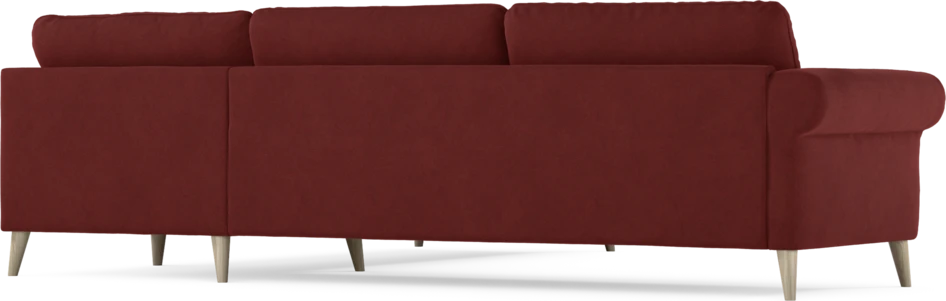 Bridge - Hörnsoffa, 3+2-sits - Röd