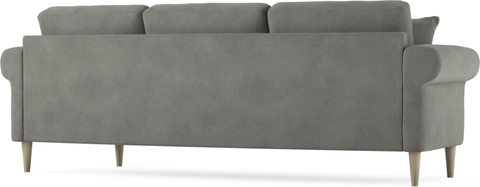 Eden - 3-sits soffa svängd - Grå