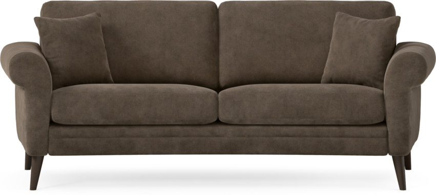 Eden - 2,5-sits soffa svängd - Brun