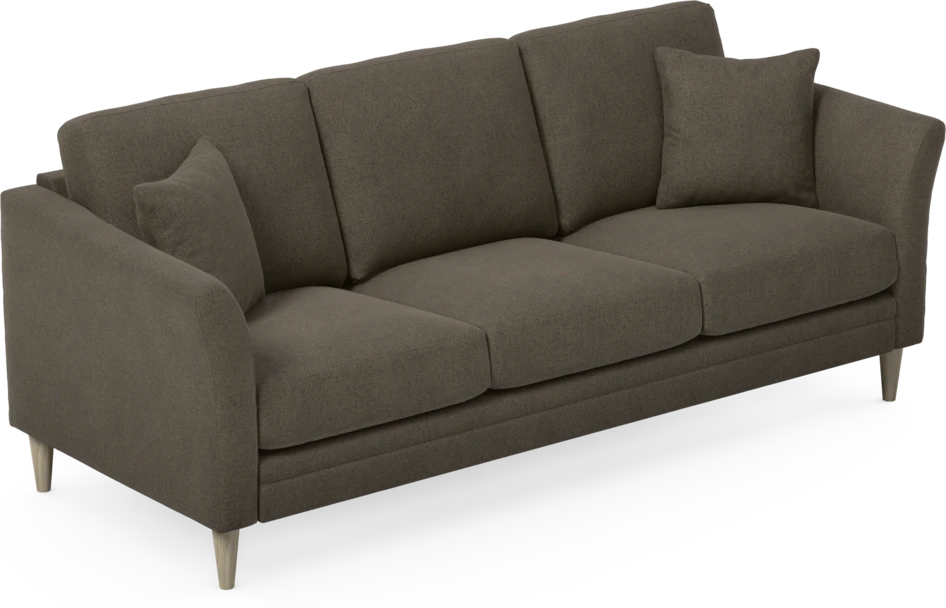 Eden - 3-sits soffa - Brun