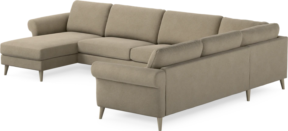Bridge - Hörnsoffa, 3+2-sits med schäslong vänster - Beige