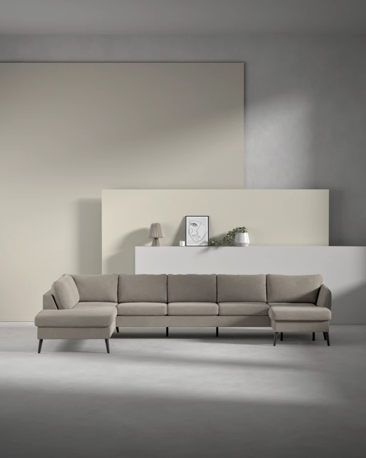 County - 4-sits soffa med divan vänster och schäslong höger - inspiration