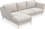 Madison Lux - 2-sits soffa med schäslong vänster - Grå