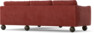Madison Lux - 2-sits soffa med divan höger - Rosa