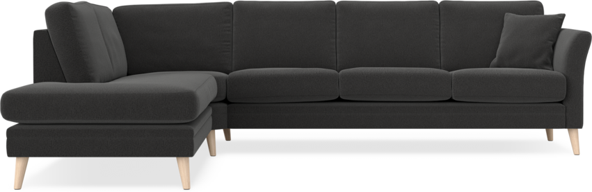 Eden - 3-sits soffa med divan - Grå